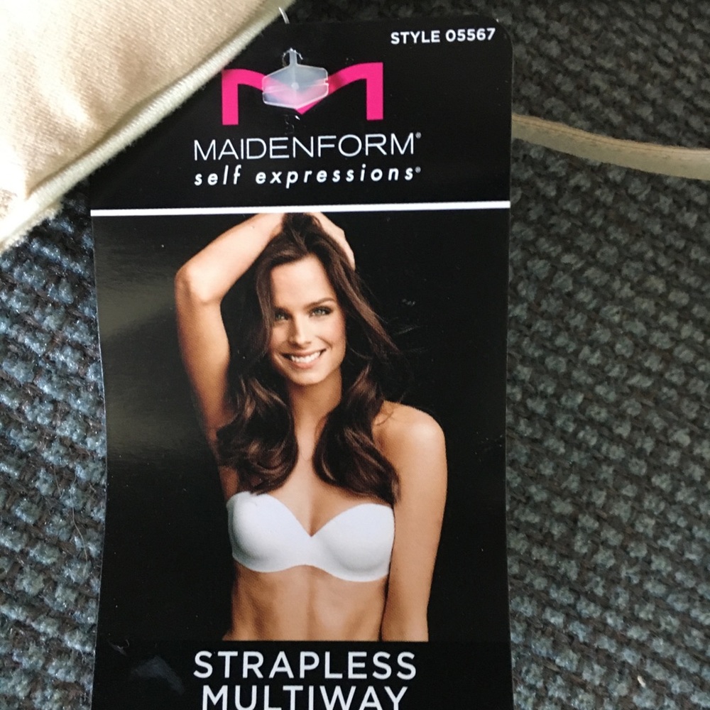 Maidenform  34 C Underwire Strapless Multi-way